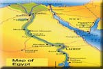 Carte de l'Egypte Carte Egypte  