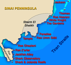 Sharm El Sheikh Map خريطة شرم الشيخ