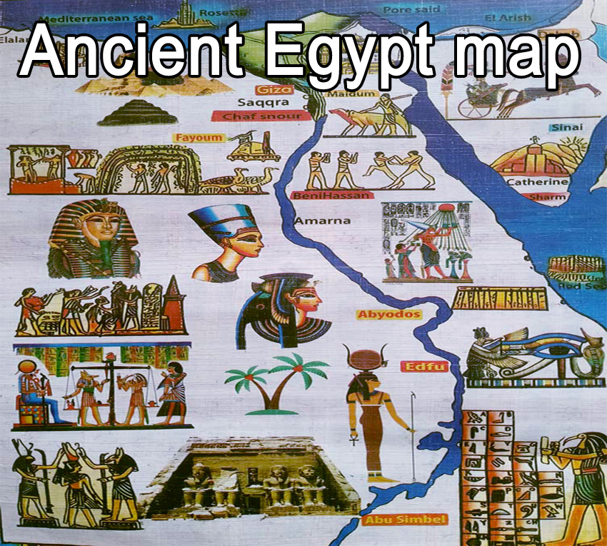 Ancient Egypt map